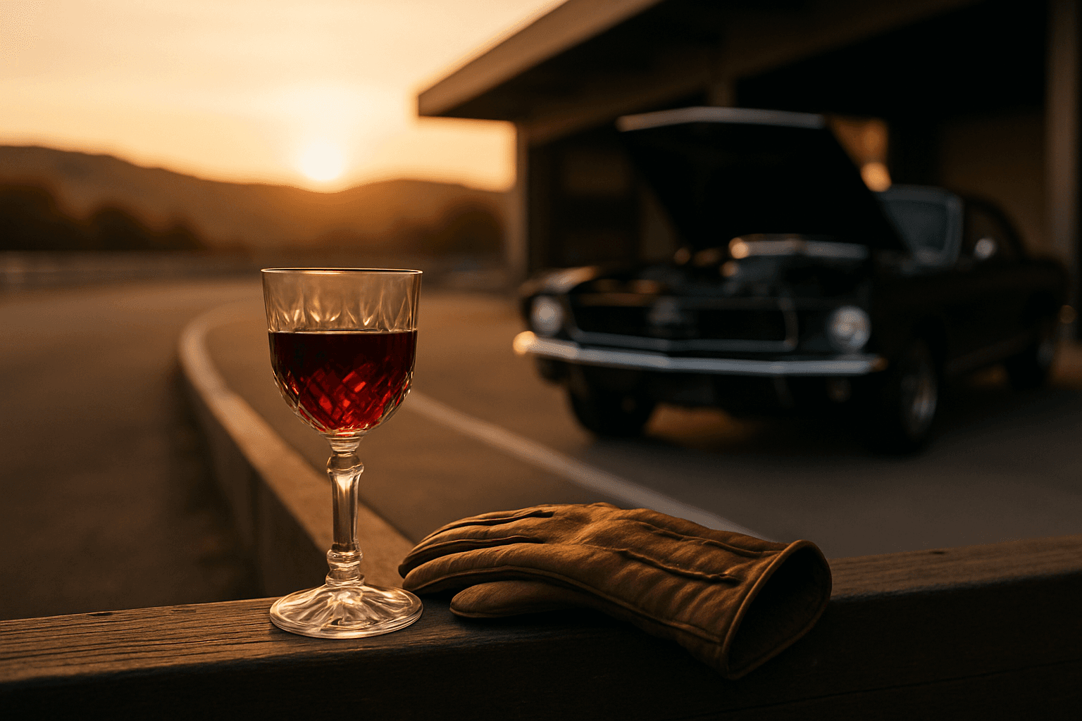 Pairing the 2019 Allegheny Syrah with Classic American Motorsport